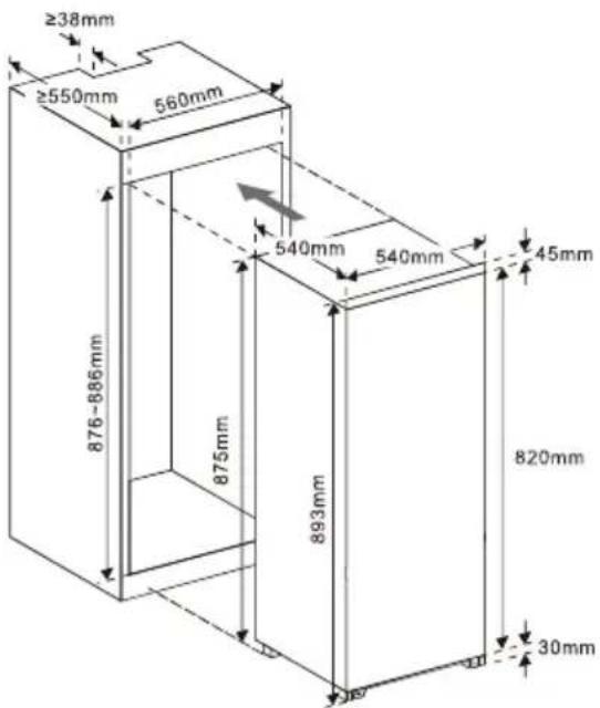 Exquisit EKS131-4-E-040E - Installation de l'appareil - 1