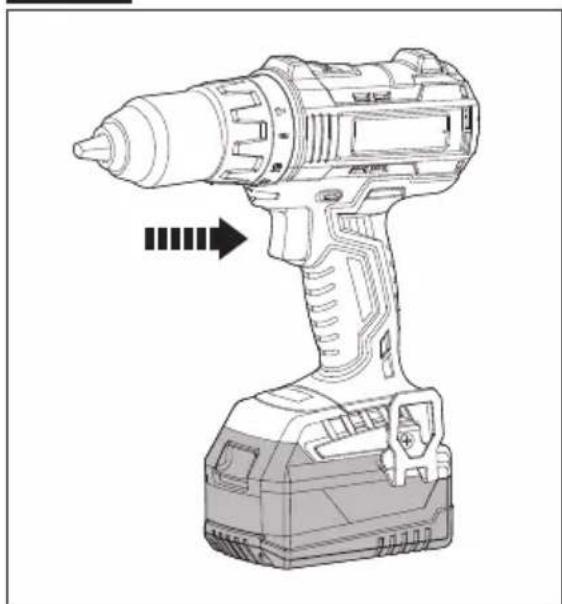 Toolcraft ASBS-800 - e) Het product in- en uitschakelen - 1