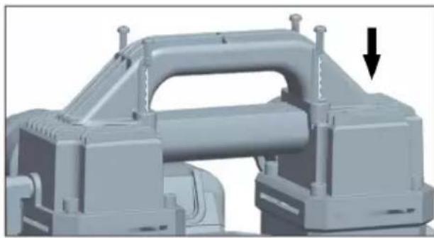 Toolcraft DC1090M - Attach carry handle (optional) - 2