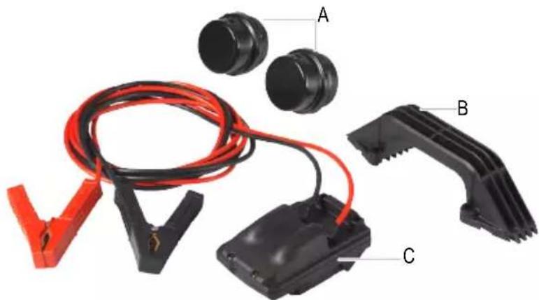 Toolcraft DC1090M - Accessoires - 1