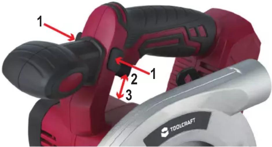 Toolcraft TCS 55 - c) Allumer et éteindre - 1