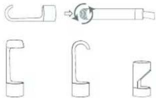 VOLTCRAFT BS-701SE+IP - Installing camera attachments - 1