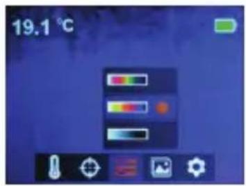 VOLTCRAFT WBP-90 - c) Auswahl der Farbpalette - 1