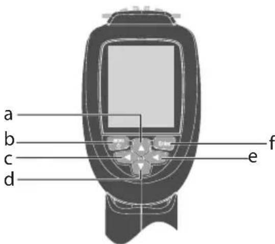 VOLTCRAFT WB-100 - b) Bedientoetsen - 1