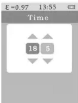 VOLTCRAFT WB-100 - f) DATE Menu (Date/Time) - 3