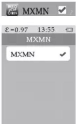 VOLTCRAFT WB-100 - d) MXMN Menu (Maximum/Minimum) - 1