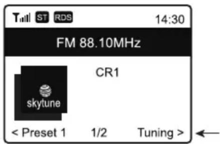 Renkforce RF-IRDAB-RETRO1 - Réglage manuel de la station - 1