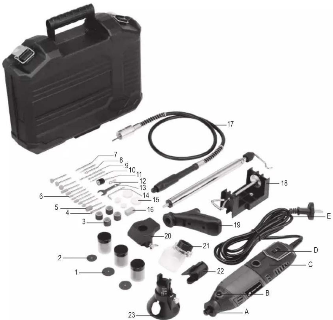 Toolcraft MW-138 - Elementy obsługowe - 1