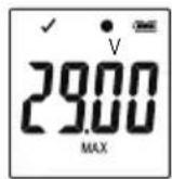VOLTCRAFT DL-250V - f) Lesen der minimalen/maximalen Messwerte - 5