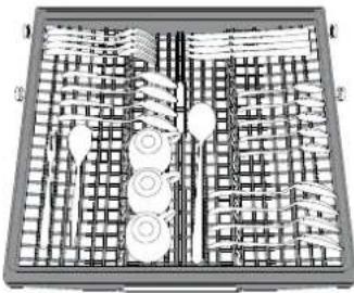 HOTPOINT HFC 3C26 F - ПОЛКА ДЛЯ СТОЛОВЫХ ПРИБОРОВ - 2