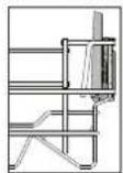 HOTPOINT HFC 3C26 F - ОТКИДНЫЕ ДЕРЖАТЕЛИ С ИЗМЕНЯЕМЫМ ПОЛОЖЕНИЕМ - 1