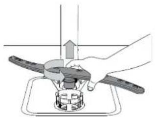 HOTPOINT HFC 3C26 F - LIMPIEZA DE LOS BRAZOS ASPERSORES - 2
