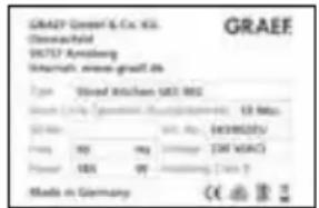 GRAE72 GmbH & Co. KG Groerachfeld S6757 Amolong Interhalb: www.graef.de Type: Wood Kitchen UBS MGC Mitar (100% Germanische Kunststoff-H) 32 Mio. 32 Mio. 400 €/m² Frost 90 mg 100mg (200 Mio.) Power 100 Ω 100mm (100 m²) Made in Germany GRAEE CE D B N