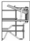 HOTPOINT HFC 3C26 CW X - VOLETS PLIABLES AVEC POSITIONS AJJUSTABLES - 2
