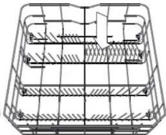 HOTPOINT HFC 3C26 CW X - LOWER RACK - 2