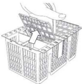 HOTPOINT HFC 3C26 CW X - CUTLERY BASKET - 1