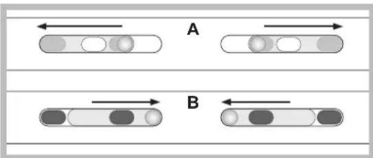 A B