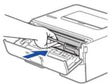 BROTHER HL-L2865DW - Retirez les matériaux d'emballage et installez le module tambour-cartouche de toner - 2