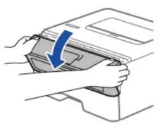 BROTHER HL-L2865DW - Retirez les matériaux d'emballage et installez le module tambour-cartouche de toner - 1