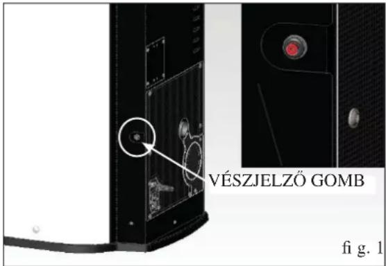 EDILKAMIN MYA ECO - VÉSZNYOMÓGOMB - 1
