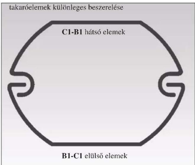 EDILKAMIN MYA ECO - FÜGGÖLEGES FÜSTKIVEZETÉS TAKARÓ KIT - 4