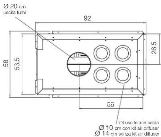 EDILKAMIN WINDO3 50 - Windo3 50 dimensioni in cm - 4