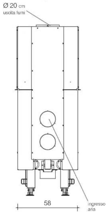 EDILKAMIN WINDO3 50 - Windo3 50 dimensioni in cm - 3