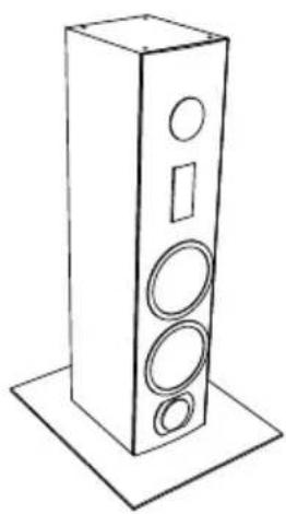 TRIANGLE Celius 902 - Assemblage du socle et des éléments de découplage - 1