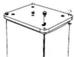 TRIANGLE Celius 902 - Pedestal and spikes assembly - 4