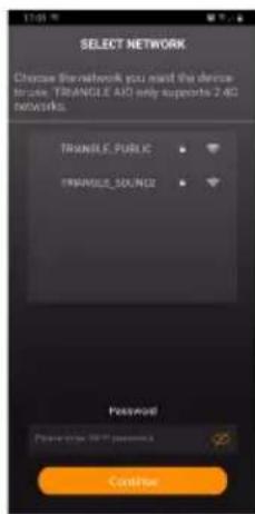 TRIANGLE AIO TWIN - Wi-Fi CONFIGURATION - 7