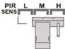 OPTEX FLX-P-ST - 2-2. Réglages des cavaliers - 4