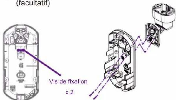 OPTEX FLX-P-ST - Fixez le socle à l'aide des vis de fixation. (facultatif) - 1