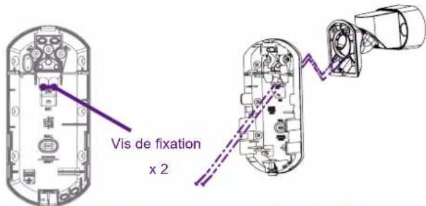 OPTEX FLX-P-ST - Fixez le socle à l'aide des vis de fixation. (facultatif) - 1