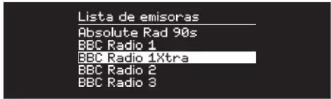 Lista de emisoras Absolute Rad 90s BBC Radio 1 BBC Radio 1Xtra BBC Radio 2 BBC Radio 3