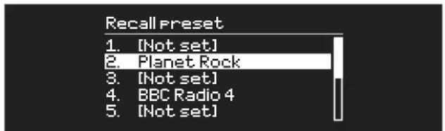 Ruark Audio R5 Mk1 - Radiostation Voorinstelling terugroepen - 1