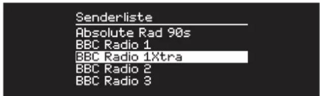 Ruark Audio R5 Mk1 - Senderliste - 1