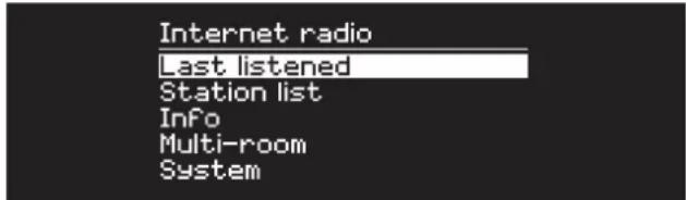 Ruark Audio R5 Mk1 - Main menu - 1