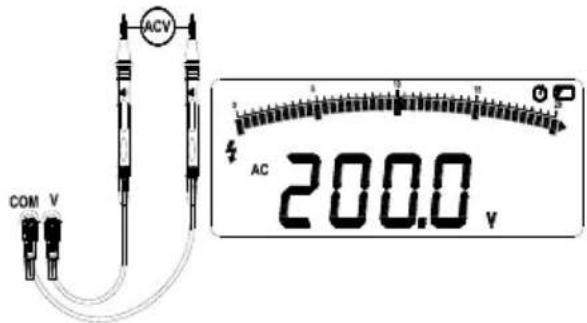 Testboy TV 431 - AC measurement - 1