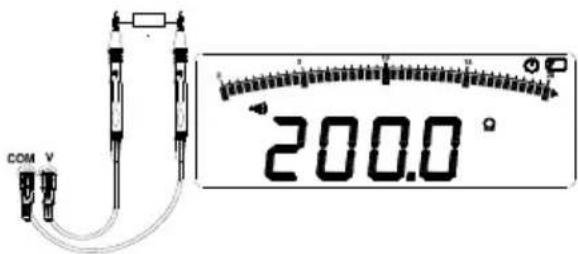 Testboy TV 431 - Resistance and continuity measurement - 1