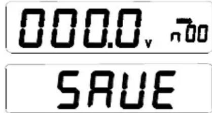 Testboy TV 431 - Saving measurement data - 1