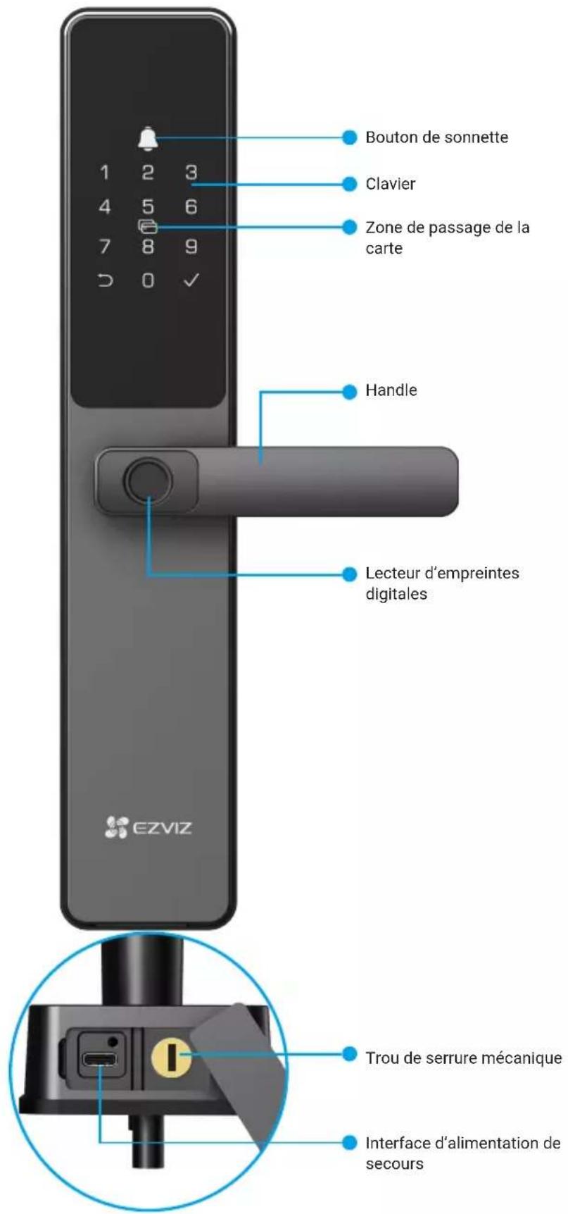 EZVIZ DL05 - Face avant - 1