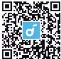QR code with a blue male gender symbol logo in the center