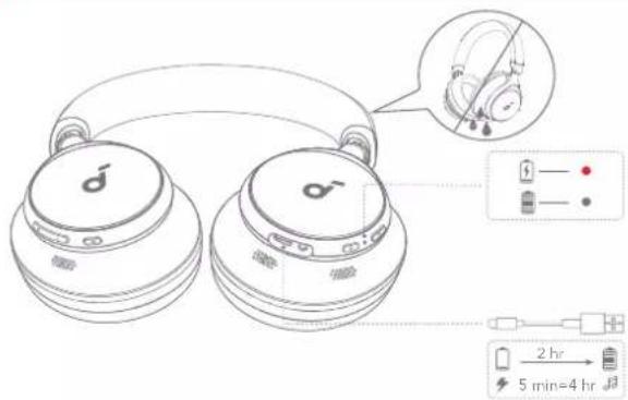 soundcore Space One - CARREGANDO A BATERIA - 1