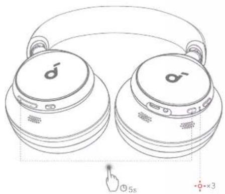 soundcore Space One - RESET GUIDA LUCE LED - 1