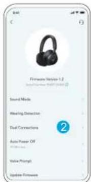 C Firmware Version 1.2 Sound Media Meeting Detector Dual Connections Auto Power Off Value Prompt Update Firmware