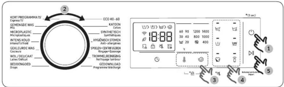 SAMSUNG WW80CGC04DTE - Mit wenigen einfachen Schritten zu sauberer Wäsche - 1
