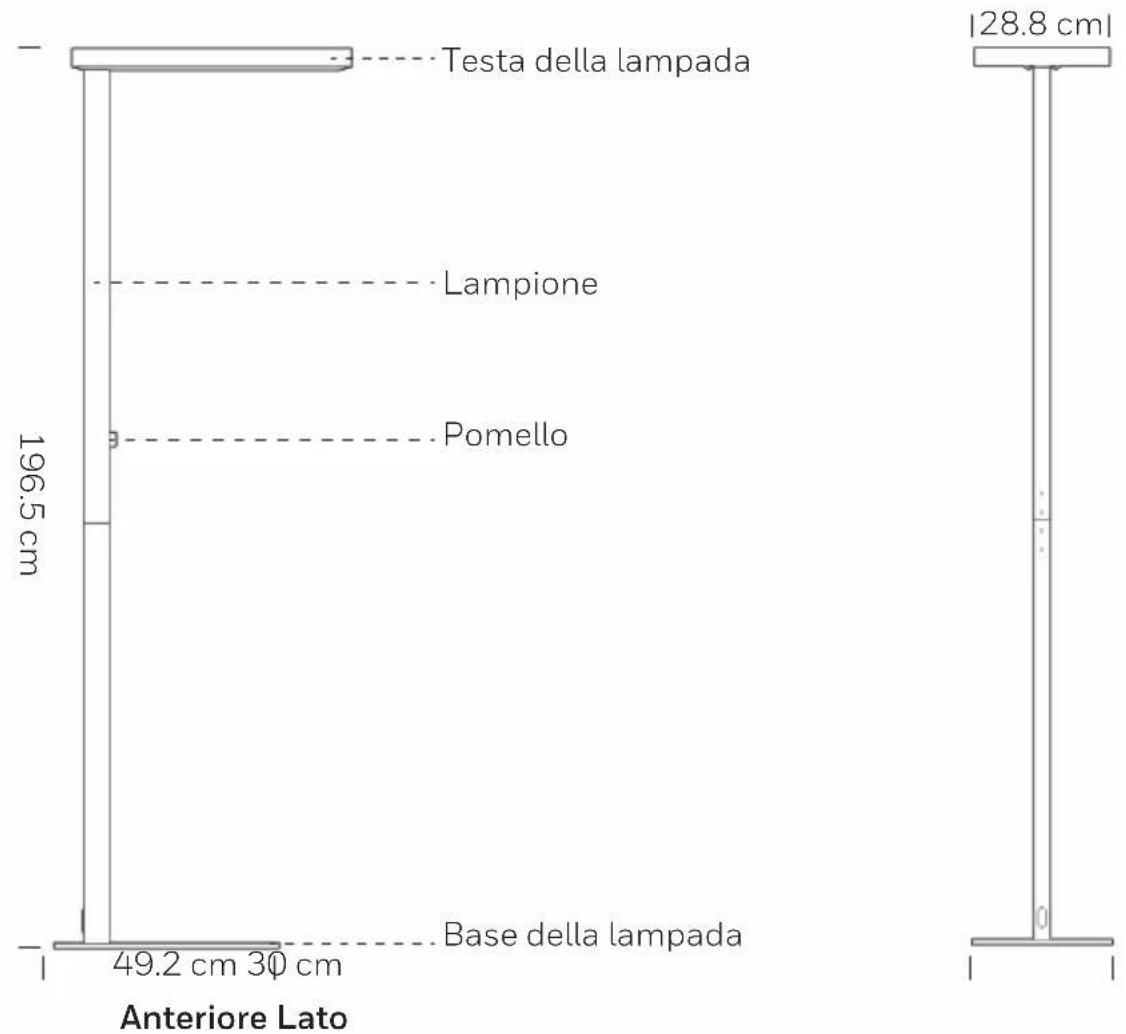 HONEYWELL HWL-02E Pro - DESCRIZIONE DELLE PARTI - 2