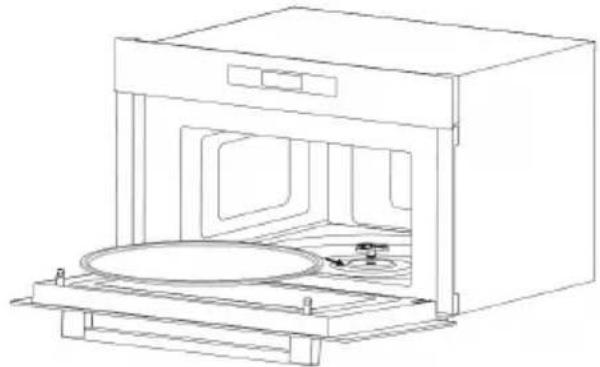 HAIER HWO38MG4HXBD - DREHTELLER-MONTAGE - 2