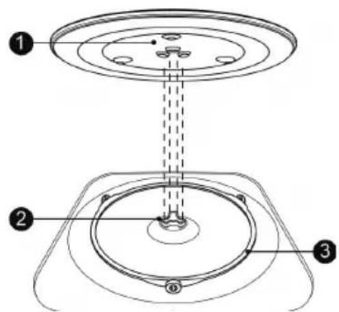 HAIER HWO38MG4HXBD - INSTALACE OTOČNÉHO TALÍŘE - 1