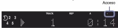 Acceso 1 2 3 4 5 TRACK REP A 1 0:14